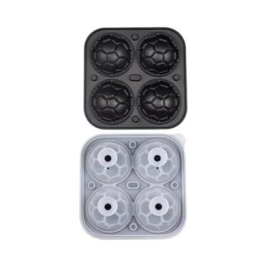 Imagem de Forma De Gelo Em Silicone Para Bola De Futebol Copa Do Mundo, Bandeja 