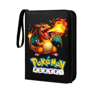 Imagem de Fichário Com Zíper Charizard Pokémon Para 400 Cartas De Jogo, Protetor