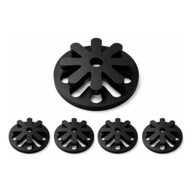 Imagem de 4 Descanso Para Panela Floral Base Suporte Proteção Mesa Mdf - VIANATT