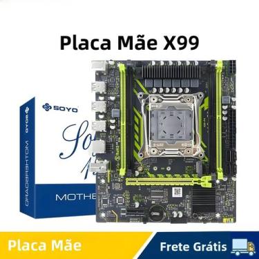 Imagem de Placa-Mãe Para Jogos USB3.0 M.2 NVMe SATA3 Dual Channel DDR4 PCIEx16 L