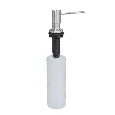 Imagem de Dosador de Sabão Tramontina 500ML em Aço Inox com Recipiente Plástico para Cozinha Prata