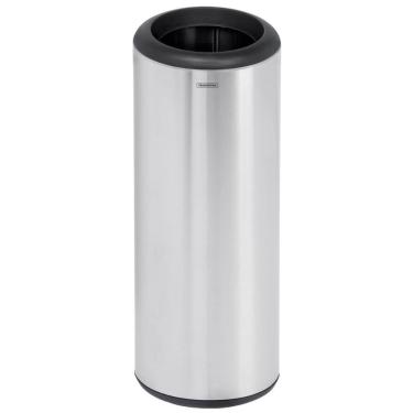Imagem de Lixeira Cápsula 31L Aço Inox Abertura Manual com Aramado Interno Prata Tramontina