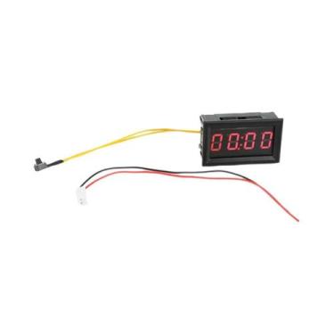 Imagem de LED Digital Luminous Car Clock, Relógio eletrônico, Acessório Decoraçã