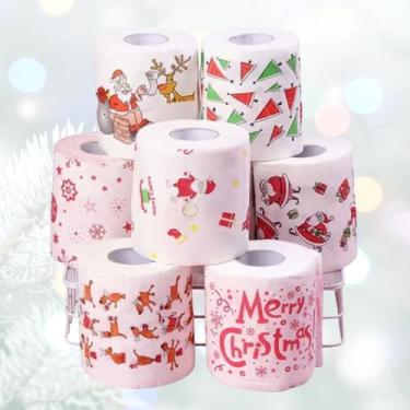 Imagem de Kit Com 3 Papel Higiênico Especial Natalino 20m Sortido - Nala