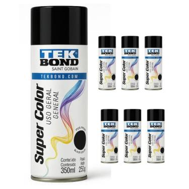 Imagem de 40 Tinta Aerossol Preto Fosco Tekbond