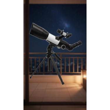 Imagem de Telescópio Astronômico 350x60mm com Tripé e Lentes - Congratulations S