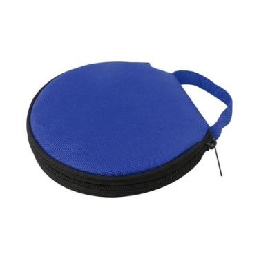 Imagem de Estojo Portátil Para Armazenamento De CD E DVD Com Capacidade Para 20 