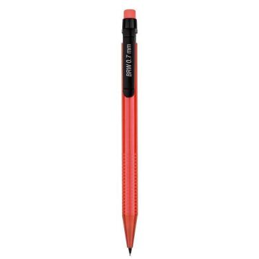 Imagem de Lapiseira Plástica 0,7mm Neon BRW - Grip Ergonômico com Borracha e Cli