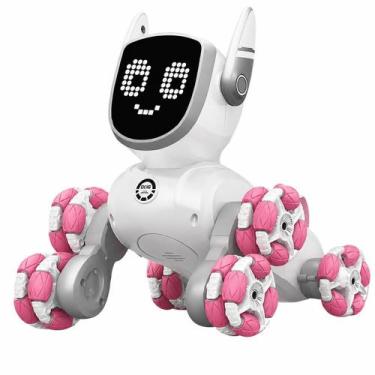 Imagem de Robô Cão Interativo com Controle Remoto ROSA - generico, Rosa