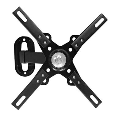 Imagem de Pkfinrd Rack de TV de 14 a 40 polegadas universal giratório telescópico armazenamento de TV suporte de parede acessórios domésticos preto