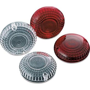 Imagem de Kuryakyn Acessório de iluminação de motocicleta 2266: Lentes de reposição de seta/luz pisca-pisca para motocicletas Yamaha, lente transparente, 1 par