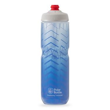 Imagem de Polar Bottle Garrafa de água térmica para bicicleta Breakaway – livre de BPA (azul e prata, 590 ml)