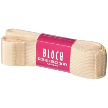 Imagem de Bloch Sapatilha de balé de dança/ponta dupla elastorib rosa, tamanho único