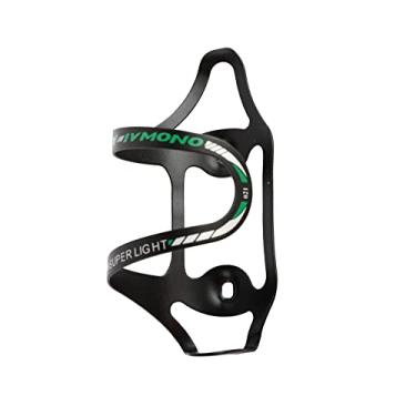 Imagem de Suporte de garrafa de água de bicicleta autopropulsionado para garrafa de água com parafusos, liga de alumínio, luz de abertura direita, copo de água para bicicletas de montanha e estrada (preto-verde)