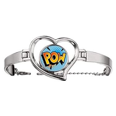 Imagem de N/A N/A Bracelete fashion Art Deco com etiqueta de marca Boom Marked, medium, metal