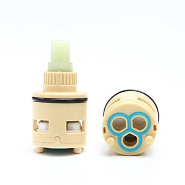 Imagem de Cartuchos de torneira de cerâmica de 26 mm, disco de cerâmica de plástico, torneira misturadora de torneira de chuveiro, torneira misturadora de válvula de cerâmica