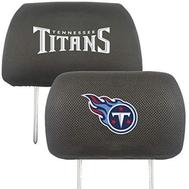 Imagem de FANMATS Capas para encosto de cabeça NFL Tennessee Titans Auto, cores do time, tamanho único