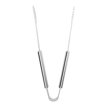 Imagem de Mimo Style Pegador Longo Para Churrasco 43cm, Feito Inteiramente em Aço Inoxidável. Resistente, Antiferrugem e Anticorrosivo. Para Churrasco