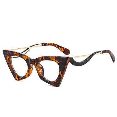 Imagem de Óculos de olho de gato retrô moda para mulheres vintage óculos claros femininos, 2, china