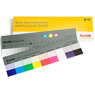 Imagem de Kodak 1527654 Guia de separação de cores e escala de cinza Q-13 20.3 cm