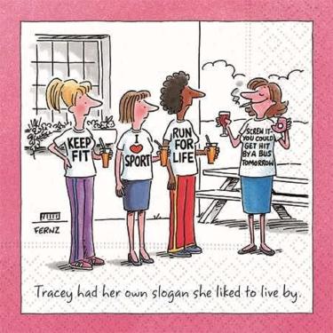 Imagem de Design Design Guardanapo Slogan to Live by Cocktail