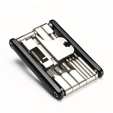 Imagem de Ferramenta de Bicicleta de 17 Funções CECO-USA com Corrente de Corrente – Bicicleta Multi Ferramenta – Ultra Fina, Tamanho de Bolso Compacto, Leve – Alta Resistência CR-V 6150 Ferramenta de Aço – Fácil de Carregar
