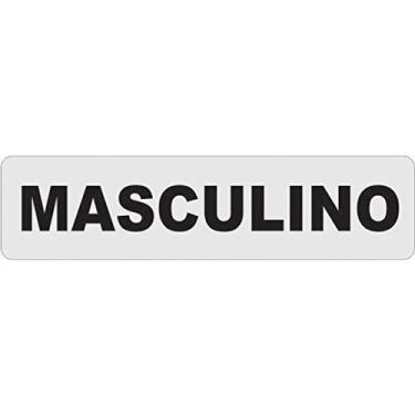 Imagem de Placa De Sinalizacao Plastica Masculino 24x6cm. - Pacote com 3 Unidade(s) Caneta Fixa, Multicor