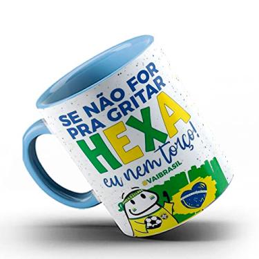 Imagem de Caneca Flork Futebol seleção Brasil Nem torço 4