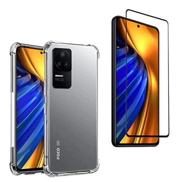 Imagem de Kit Capa Anti Impacto e Película De Vidro Para Xiaomi Poco F4