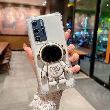 Imagem de Astronaut Holder Phone Case Para Samsung Galaxy A7 A6 A8 J4 J6 Plus J8 2018 J330 J530 J730 J3 J5 J7 Pro A3 A5 A7 2017 Cover Cases, Branco, Para Galaxy A32 5G
