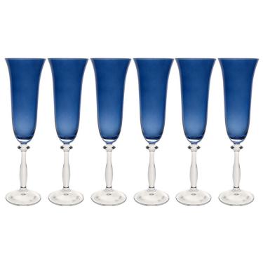 Imagem de Conjunto de Taças para Champanhe Bohemia Angela 190 ml em Cristal Ecológico - 6 Peças