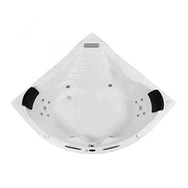 Imagem de Astra Acapulco Luxo - Banheira Hidromassagem Retangular Branco 166x211x49 cm - 4 Jatos Acrílico P1 Com Aquecedor 220v