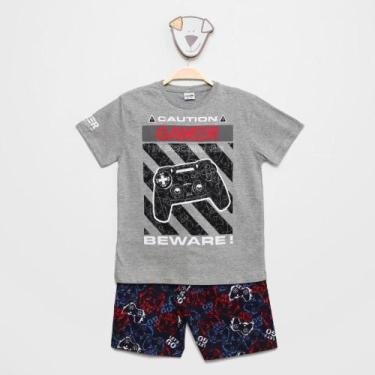 Imagem de Conjunto Infantil Fakini Camiseta E Bermuda Estampado Menino