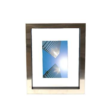 Imagem de Porta Retrato Inox Quadrado Sarquis Samara Prata