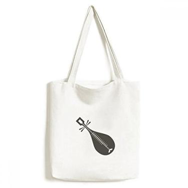 Imagem de Pipa Instruments Bolsa de lona com estampa chinesa bolsa de compras casual
