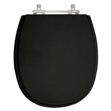 Imagem de Assento Sanitário Loren One Preto p/Vaso Lorenzetti 6Lpf