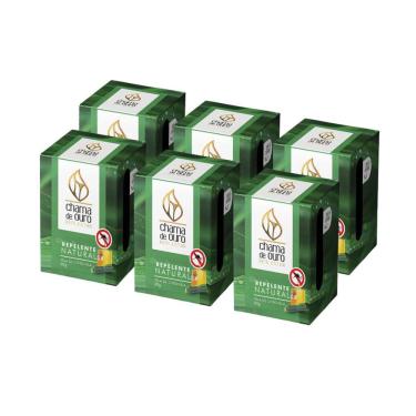 Imagem de Kit 6 Velas Citronela Aromáticas Perfumada Decorativa 60g