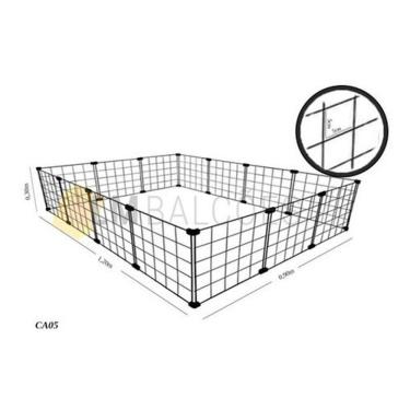 Imagem de Cercadinho Para Pet Tela Aramada 1,20 X 0,90 X 0,30