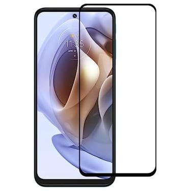 Imagem de Película de vidro temperado Filme de vidro temperado com tela de tampa de cola completa para Motorola Moto G31 / Moto G53 / Moto G53 Índia Flim de tela