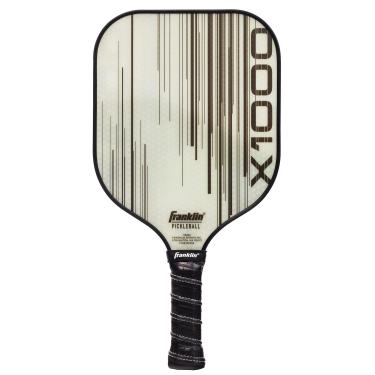 Imagem de Franklin Sports Pickleball Paddle – Raquete de Pickleball de polipropileno – X1000 – Branco – Aprovado pelo Pickleball dos EUA (USAPA)