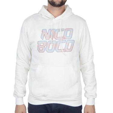 Imagem de Blusa Masculina Nicoboco Moletom Severo Off White - 51510-Masculino