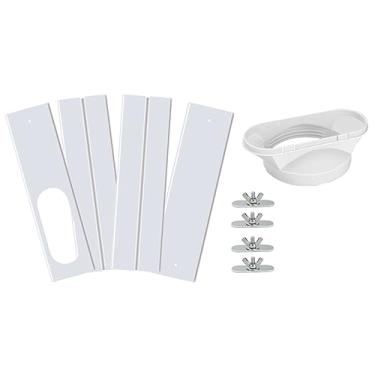 Imagem de NOLITOY 1 Conjunto Portátil Kit De Ventilação De Janela Ac Kit De Ventilação De Ar Kit De Ventilação De Janela Painel De Vedação De Janela Para Ar Condicionado Suprimentos Domésticos