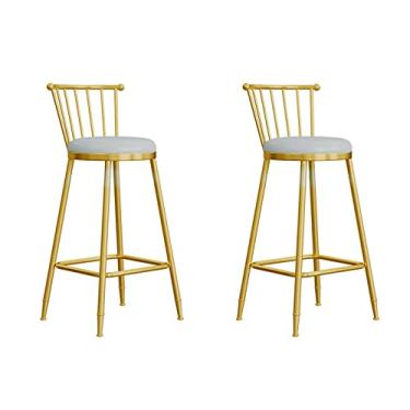 Imagem de SaiLiN Cadeiras de jantar cadeiras de sala de jantar banquetas de bar de altura balcão, cadeira de jantar moderna de meados do século para cozinha alta com encostos, banqueta de bar sem braço para balcão de balcão tudo está bem