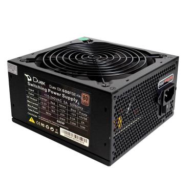 Imagem de Fonte Gamer Duex 600FSE++ 600W 80Plus Modular Pfc Ativo