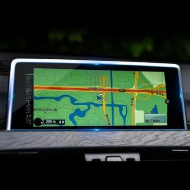 Imagem de PACSCI Interior do carro GPS filme de navegação tela LCD Película protetora de vidro temperado Anti-scratch Film Accessorie, para BMW X1 F48 2016-2020