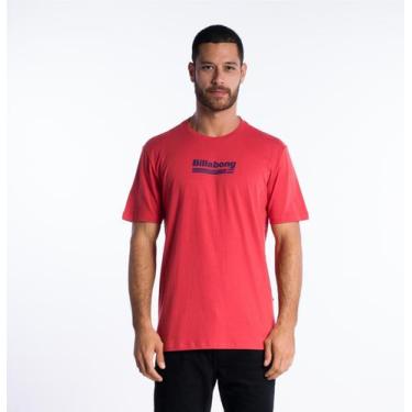 Imagem de Camiseta Billabong B471a0858 Walled Unit - Vermelho