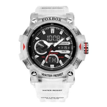 Imagem de Relógio De Pulso Masculino Digital Led Esportivo Branco