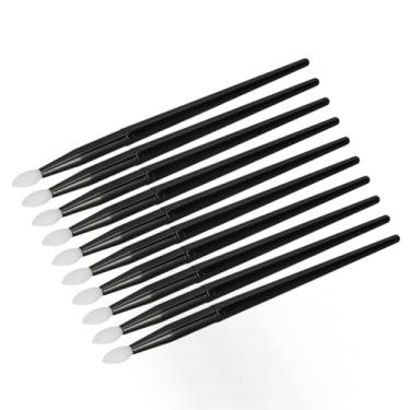 Imagem de 10 Peças de Pincéis Labiais de Silicone Reutilizáveis, Conjunto de Pincéis de Maquiagem de Alça Longa para Batom, Brilho Labial, pó de Sobrancelha, Corretivo, Com Fácil Limpeza