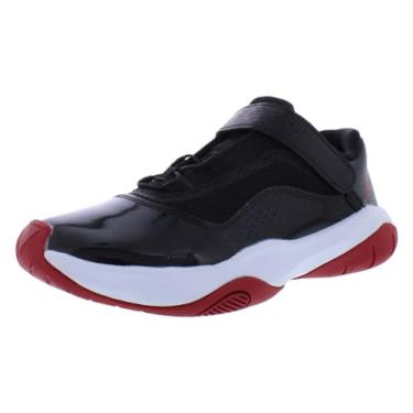 Imagem de Nike Tênis de basquete infantil Air Jordan 11 Comfort Low (gs), Preto/branco/vermelho academia, 1 Little Kid