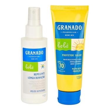 Imagem de Protetor Solar Fps70 120ml + Repelente Para Bebês 110ml(kit)
